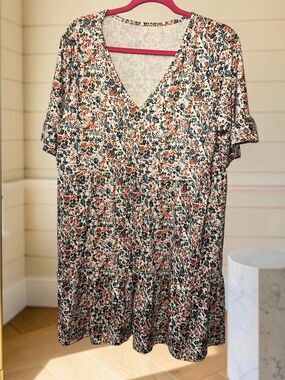 nclook womens summer casual dress with pockets. Size 2XL
